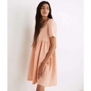 Madewell Allie‎ Mini Linen Blend Dress Medium